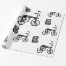 Search for bicycle wrapping paper White