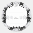 Search for black snowflake stickers Black and white