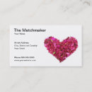 Search for matchmaker business cards Heart