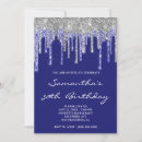 Search for midnight blue and silver invitations Navy