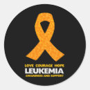 Search for orange ribbon stickers Leukaemia cancer awareness