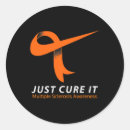 Search for cure ms stickers Orange