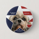 Search for election candidate Red white blue