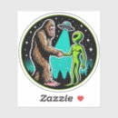 Search for cryptozoology stickers Alien