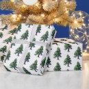 Search for pine wrapping paper Snowy