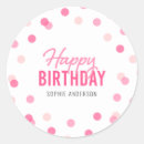 Search for girly happy birthday stickers Fun