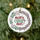 Search for scripture christmas tree decorations Wreath