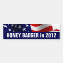 Search for badger bumper stickers 2012