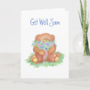 Search for teddy bear get well cards Flowers