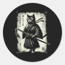Search for samurai cat stickers Kittens