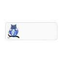 Search for willow return address labels Blue
