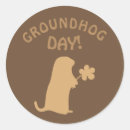 Search for groundhog day stickers February 2nd