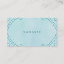 Search for namaste business cards Simple