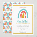 Search for rainbow colours invitations For kids