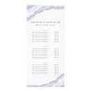 Search for salon service menu rack cards Makeup