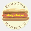 Search for hot dog bun stickers Bbq