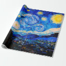 Search for the starry night wrapping paper Post impressionism