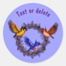 Search for purple bird stickers Floral