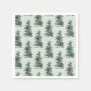 Search for pine tree napkins Winter