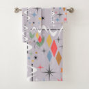 Search for retro 1950s bathroom accessories Starbursts