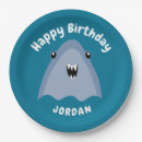 Search for shark paper plates Under the sea