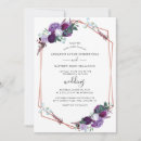 Search for rose gold geometric wedding invitations Floral
