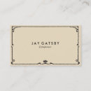 Search for art deco business cards Elegant
