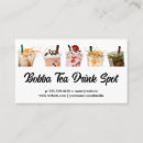 Search for bubble tea business cards Drinks