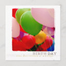 Search for multi photo birthday invitations Multicolor
