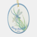 Search for dragonfly christmas tree decorations Watercolor