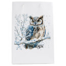 Search for christmas owl gift bags Blue