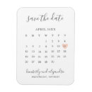 Search for calendar save the date magnets Elegant