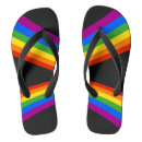 Search for gay and lesbian flipflops Rainbow flag