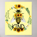 Search for sunflower bee posters Watercolor