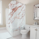 Search for rose gold marble shower curtains Trendy