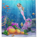 Search for mermaid shower curtains Underwater