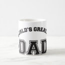 Search for greatest dad mugs World's