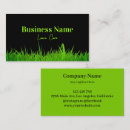 Search for black lawn business cards Black and green