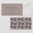 Search for moon business cards Professional