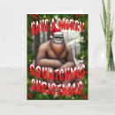 Search for bigfoot postcards Santa