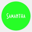 Search for name neon stickers Green