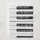 Search for piano keyboard invitations White