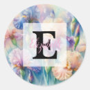 Search for purple iris flower stickers Watercolor