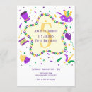 Search for mardi gras birthday invitations Mask