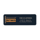 Search for retired return address labels Funny