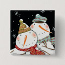 Search for smiling snowman badges White