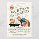 Search for backyard bbq invitations Vintage