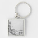 Search for crowded key rings Blackandwhite