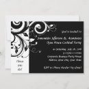 Search for corporate party invitations Black and white
