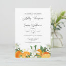 Search for orange blossom wedding invitations Botanical